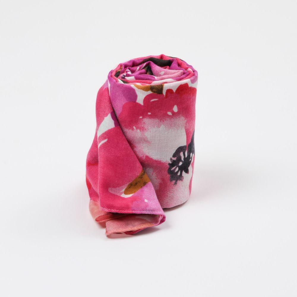 Pañuelo Estampado Azalea Rosado Humana-0
