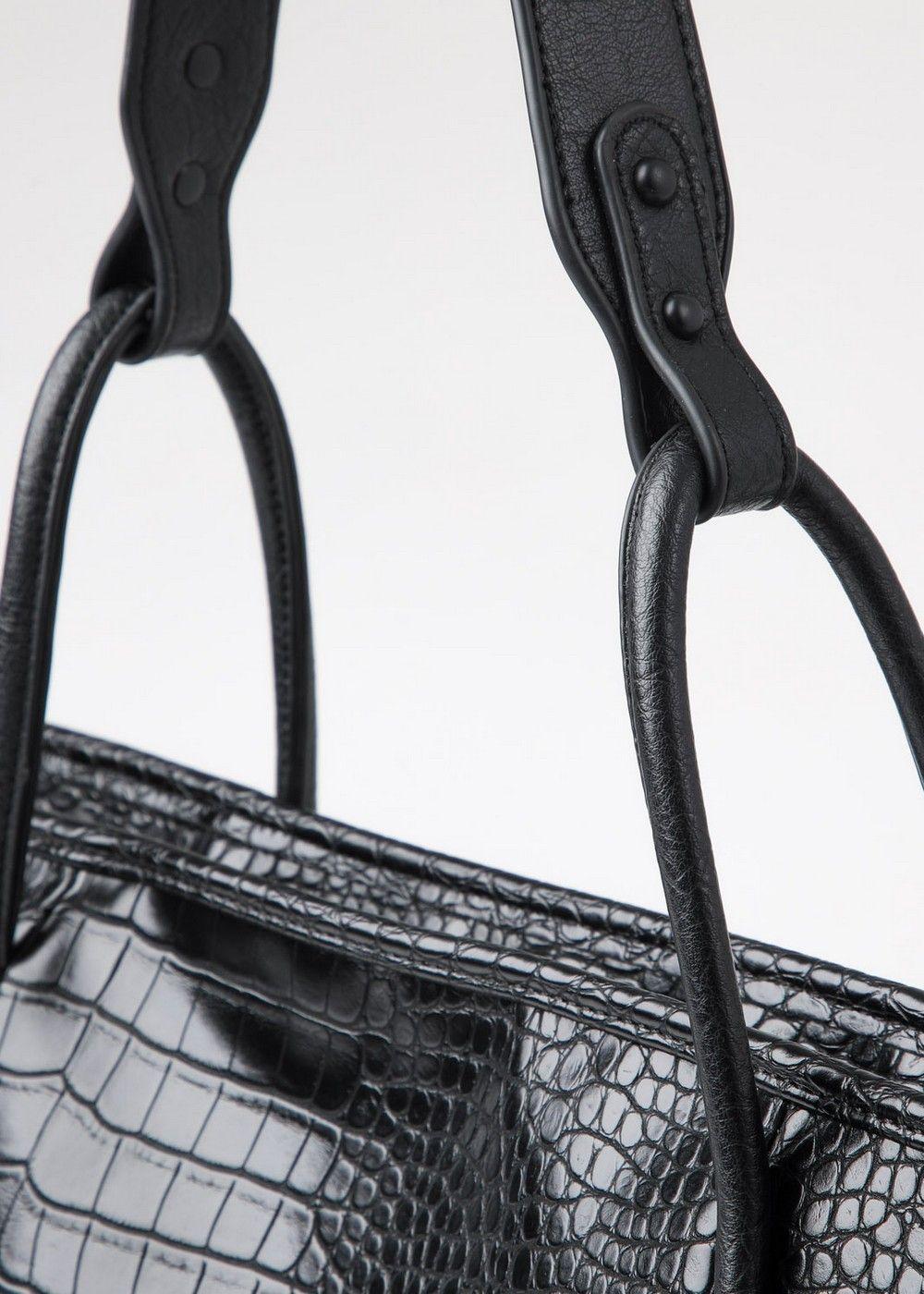 Cartera Tote Astra Negro Humana-2