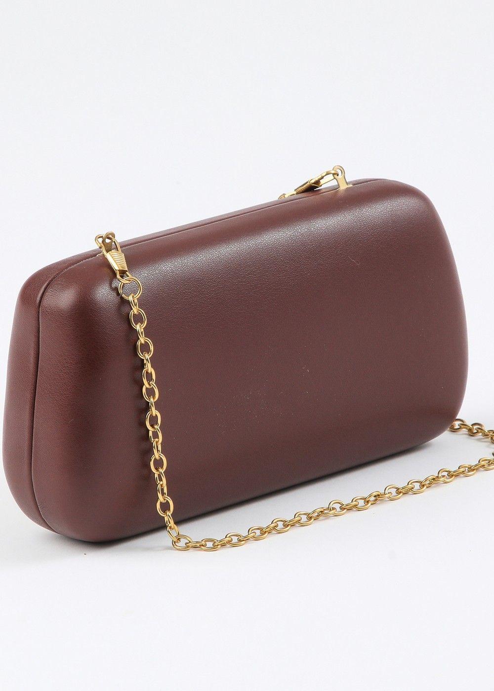 Cartera Clutch Stone Black Humana-2