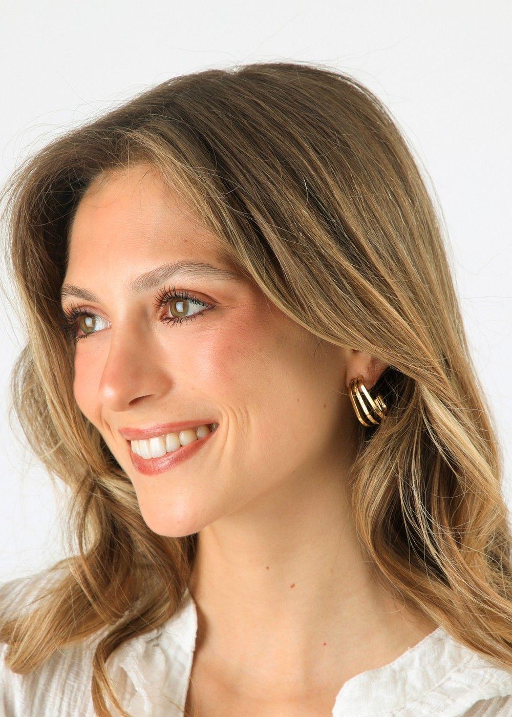 Aros Argollas Ben Gold Humana-2