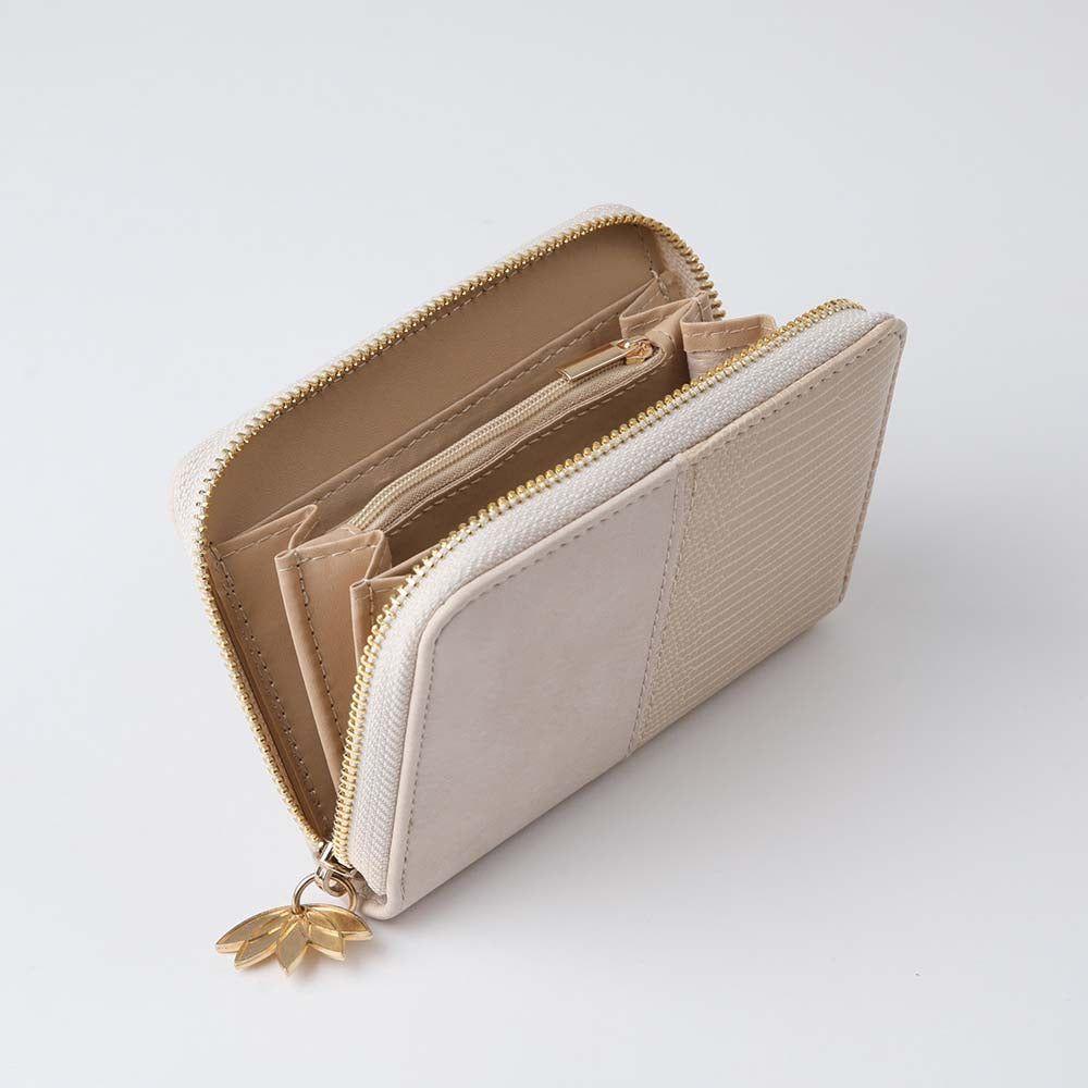 Billetera Mediana Casey Beige i-D-1