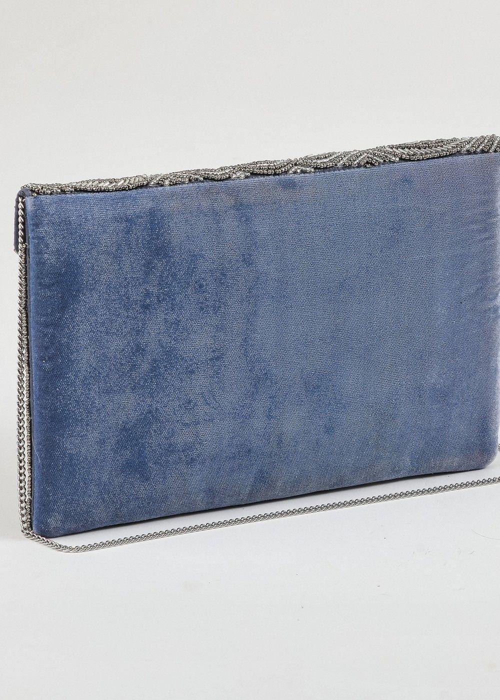 Cartera Clutch Elle Gris Humana-2