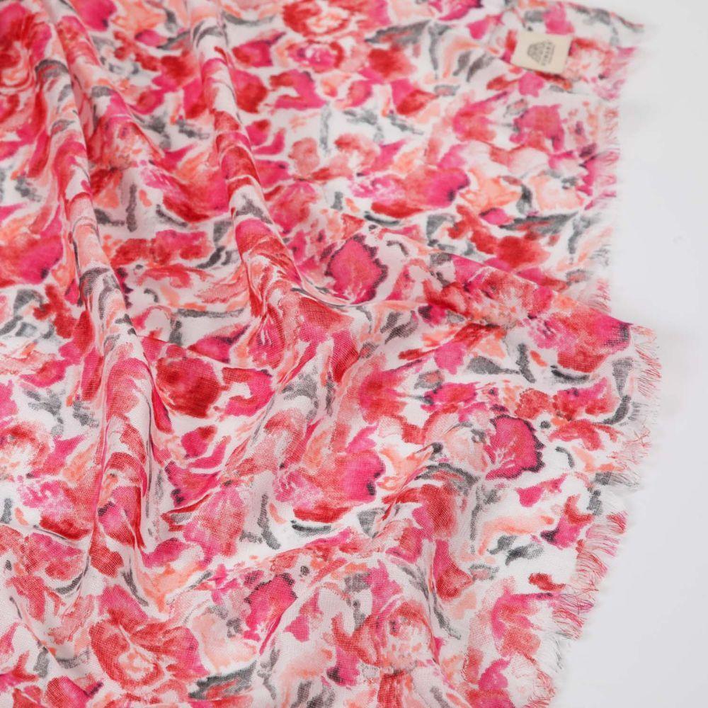 Pañuelo Estampado Altea Rojo Humana-1