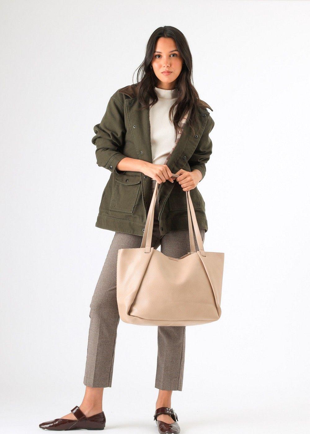 Cartera Hombro Cary Beige Humana-4