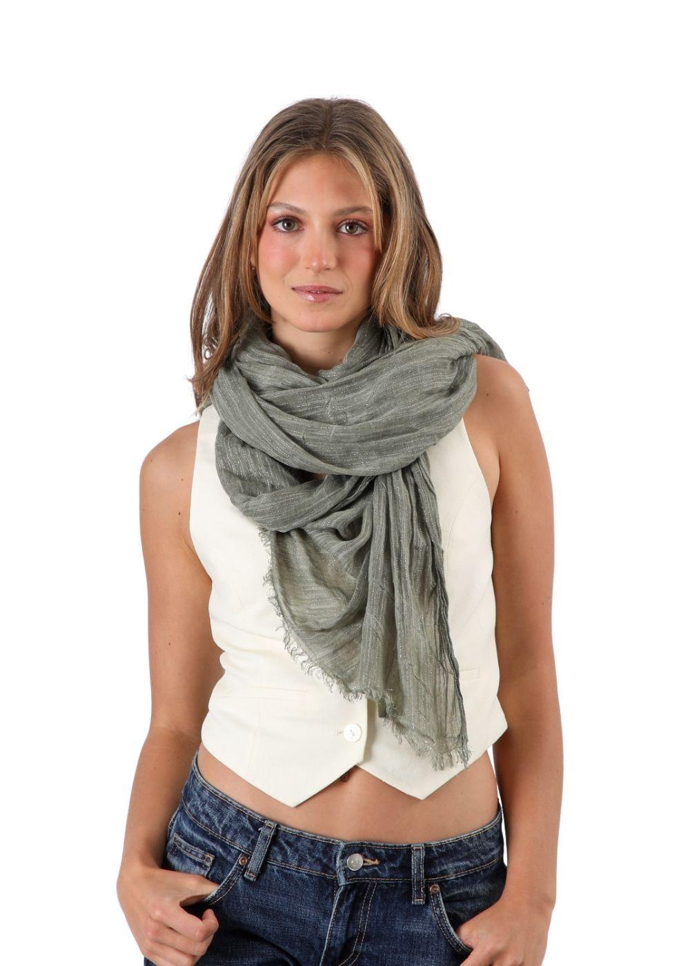 Pañuelo Liso Verde Plisado Humana-2