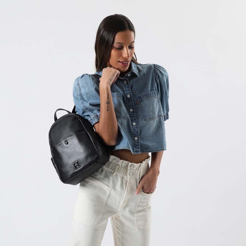 Mochila Laurina Negra Humana-4