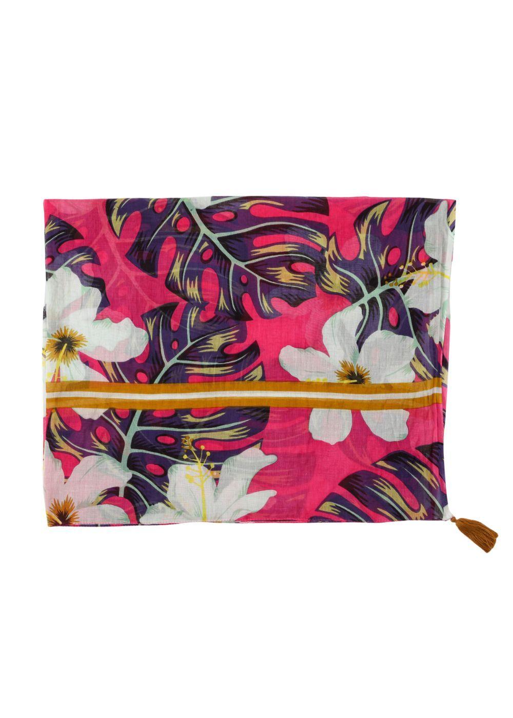 Pareo Estampado Menorca Rosado i-D-0
