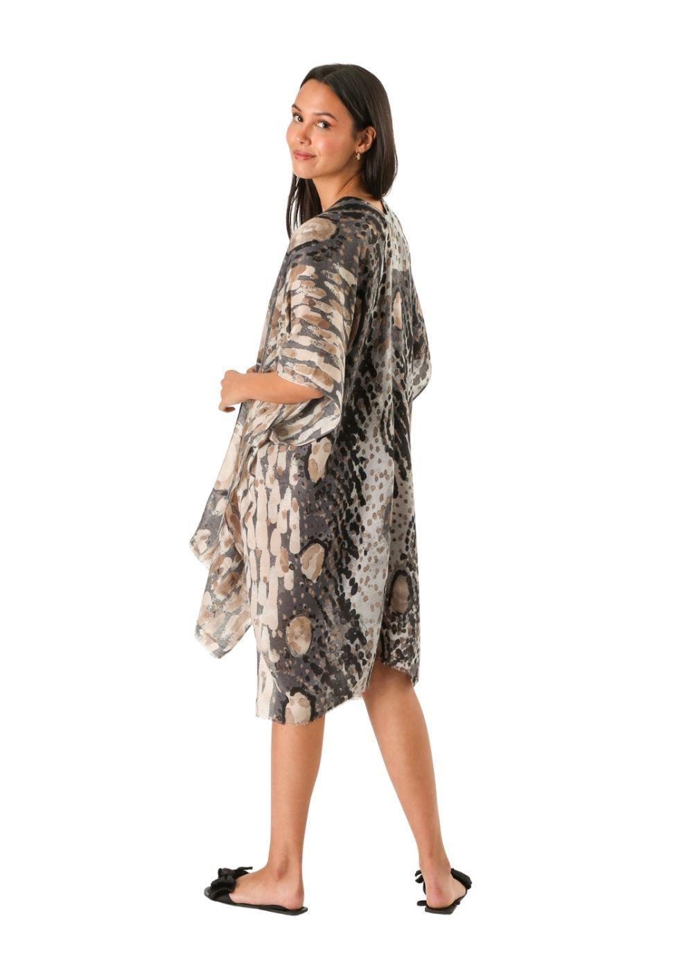 Kimono Abierto Grey Id-2