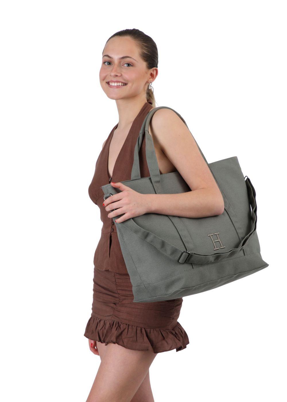 Cartera Tote Patong Gris Playa Humana-3