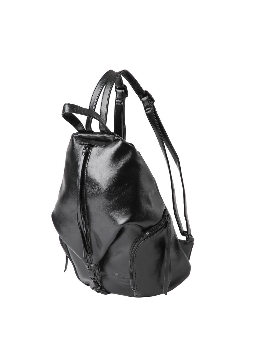 Mochila Chloe Ecocuero Negro Humana-1
