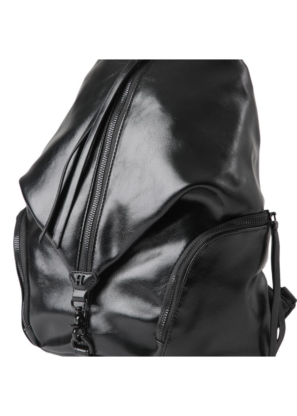 Mochila Chloe Ecocuero Negro Humana-3