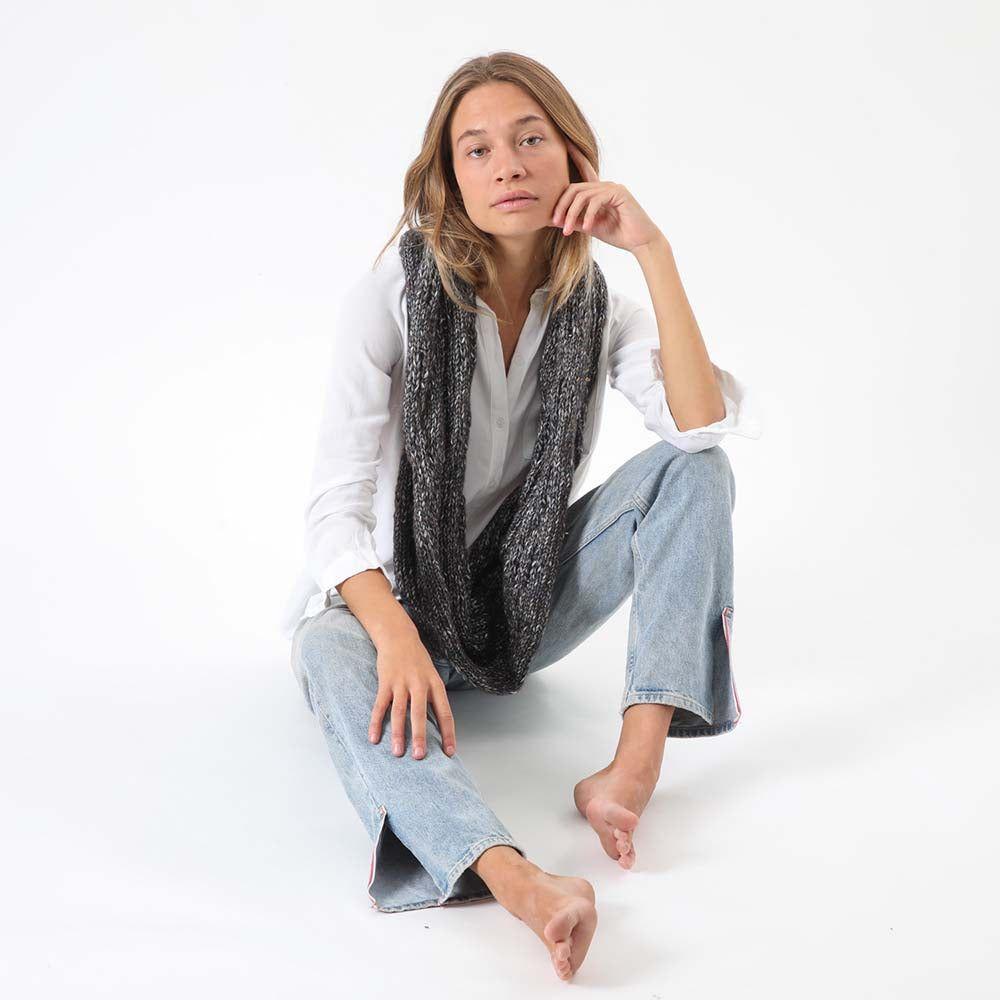 Cuello Trenza Negro Humana-2