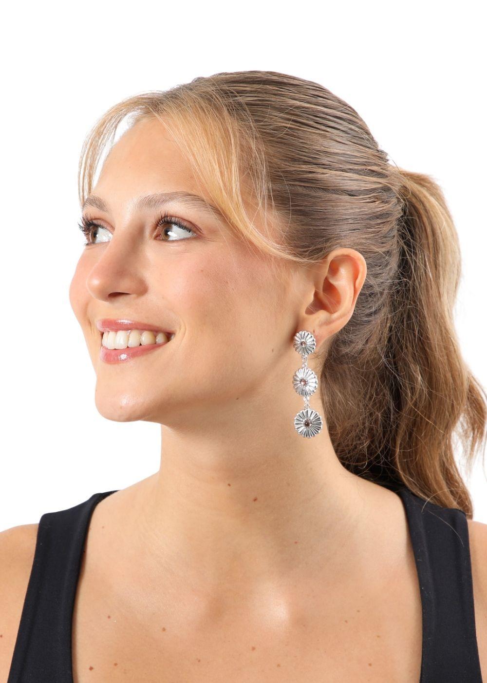 Aros Largo Plateado Studio Humana-1