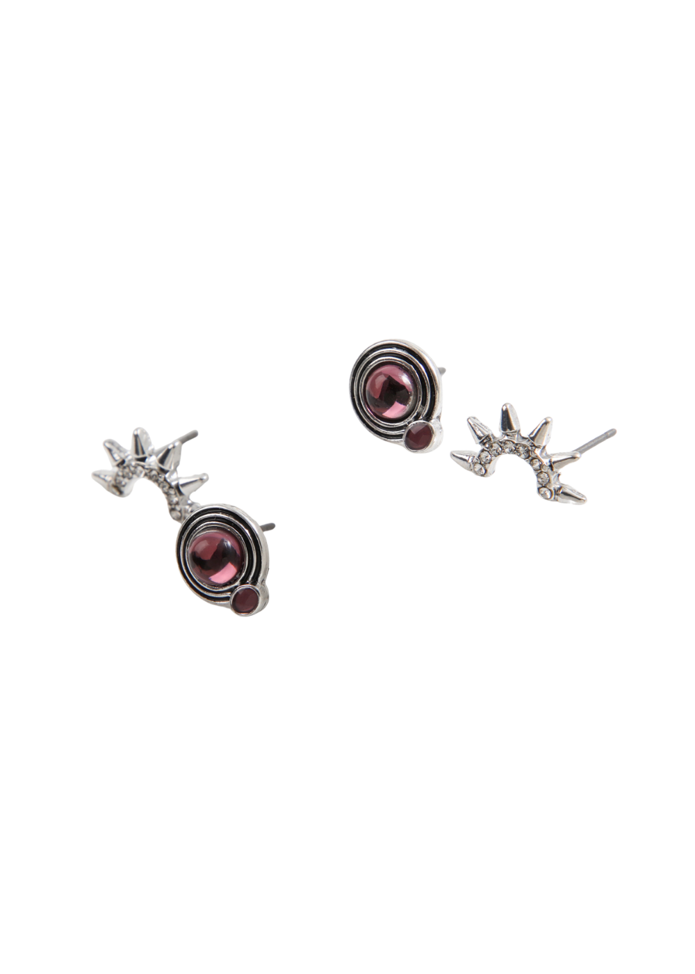 Aros Set Silo Plateado Humana-0