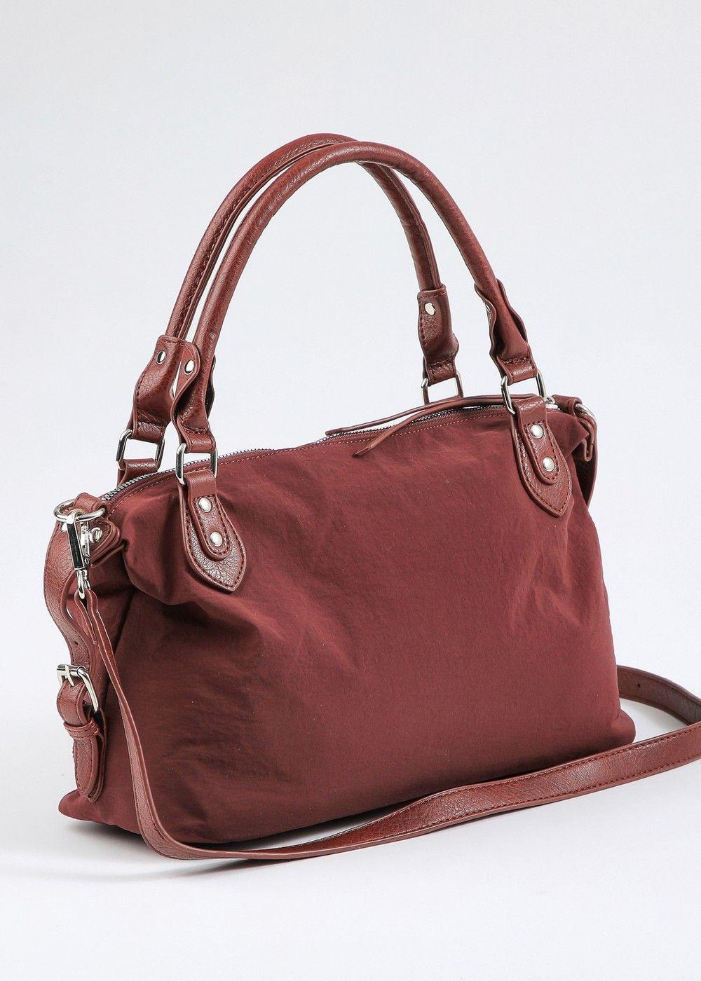 Cartera Cruzada Mini Vittoria Burgundy Humana-2