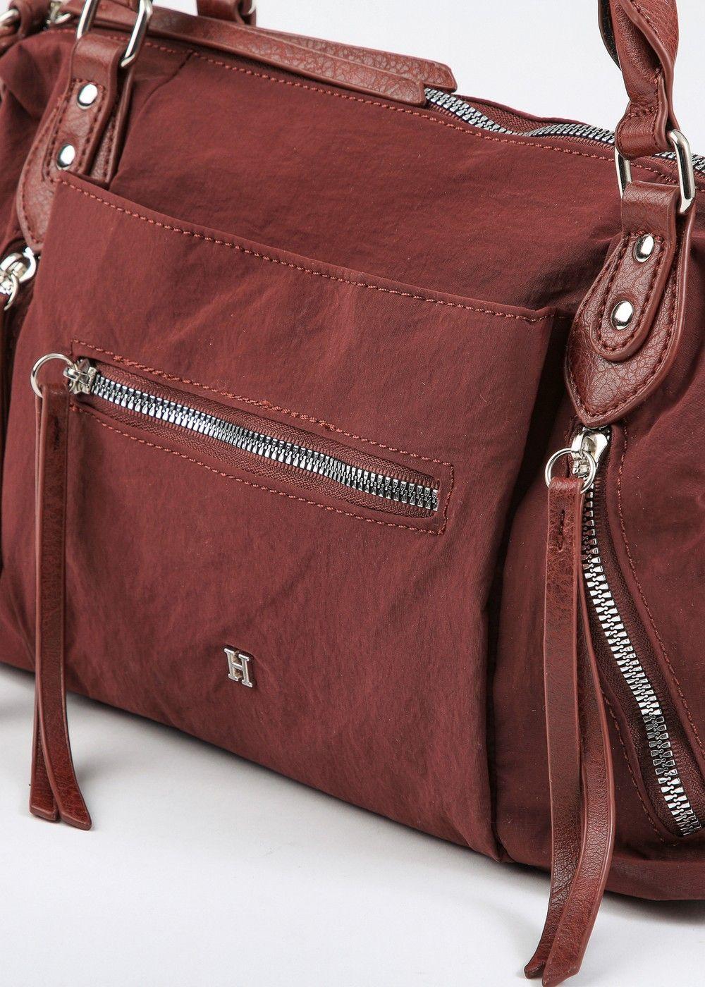 Cartera Cruzada Mini Vittoria Burgundy Humana-3