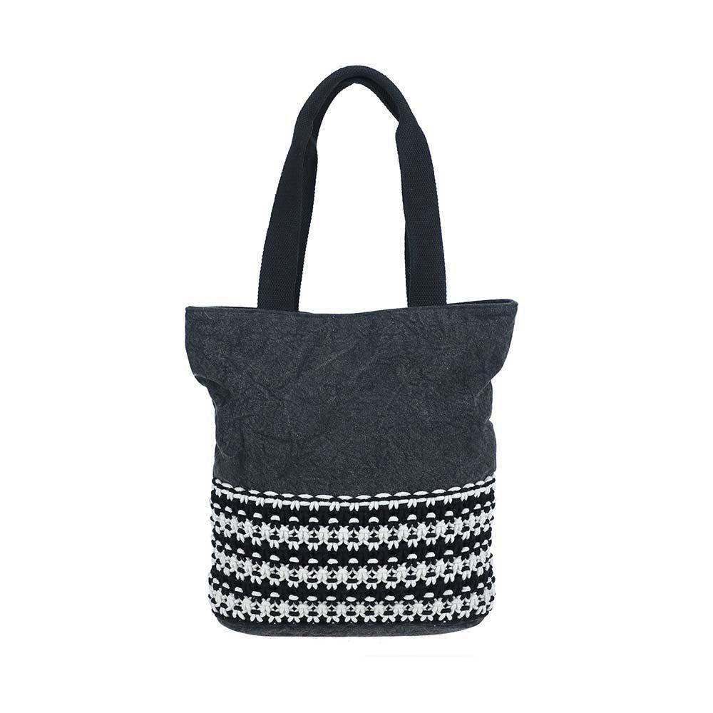 Cartera Hombro Etnic Negra Humana-1