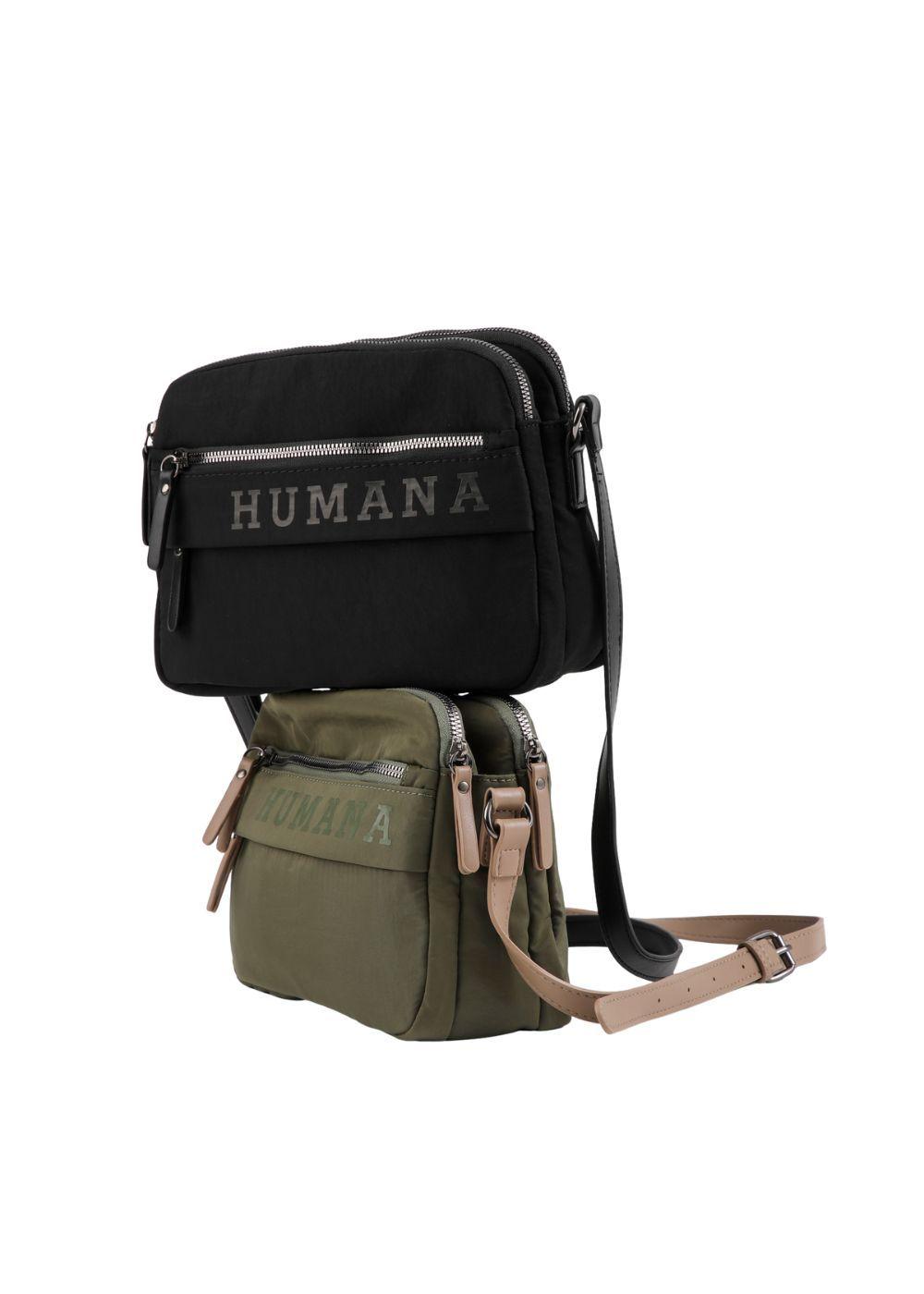 Cartera Bandolera Cosi Nylon Verde Humana-1