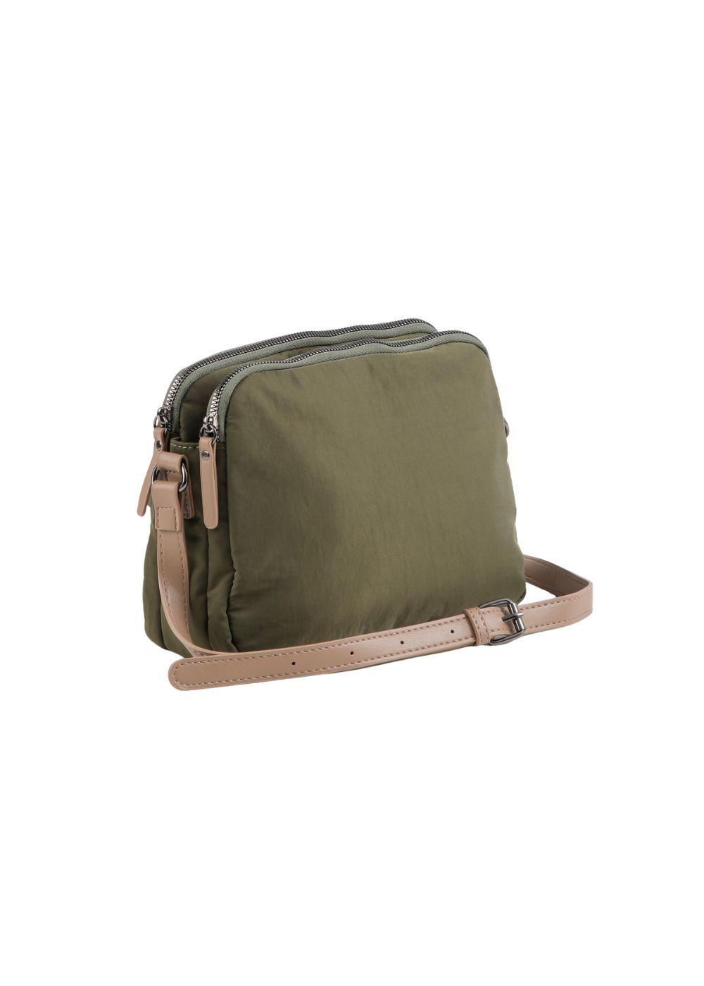 Cartera Bandolera Cosi Nylon Verde Humana-2