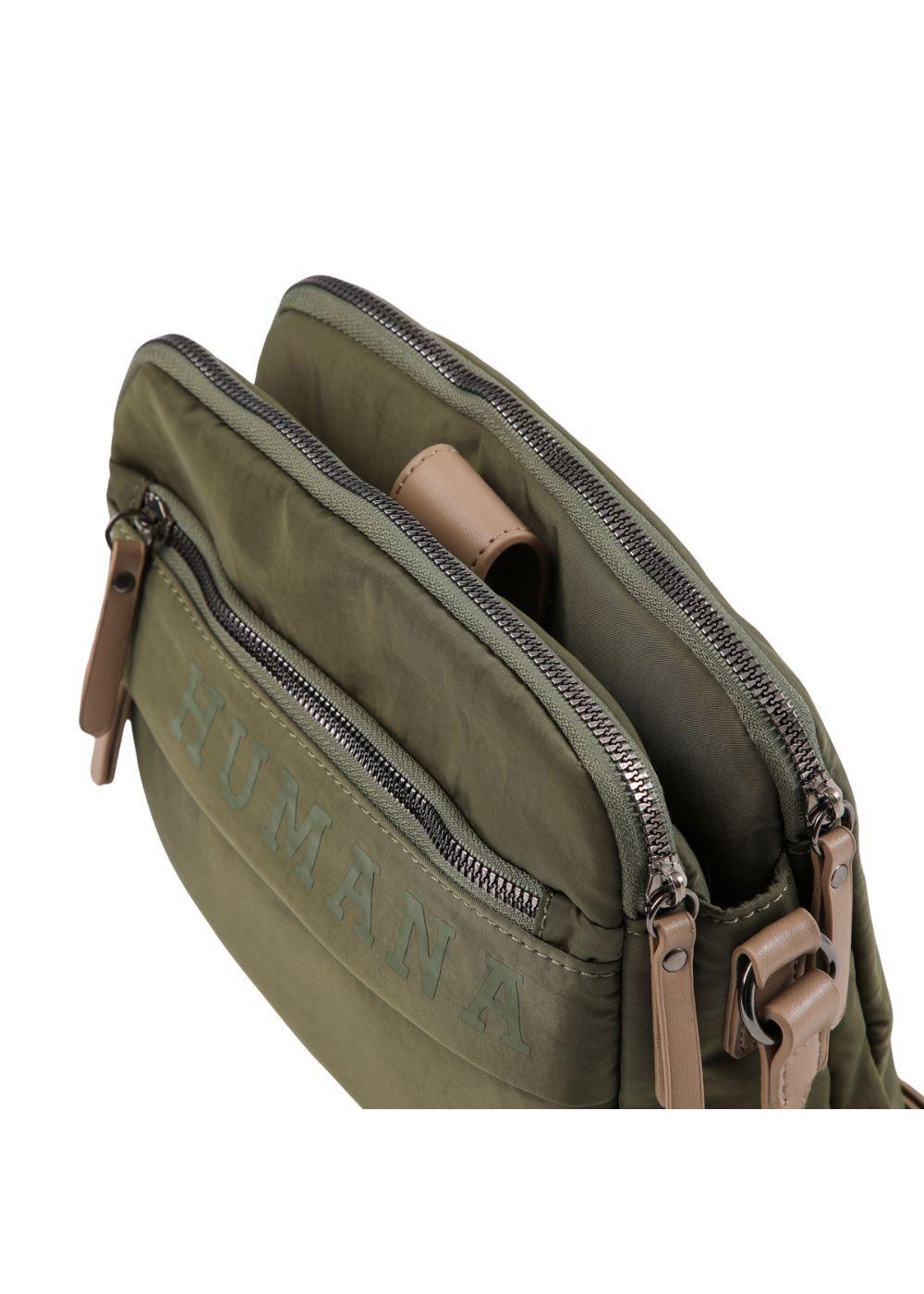 Cartera Bandolera Cosi Nylon Verde Humana-3
