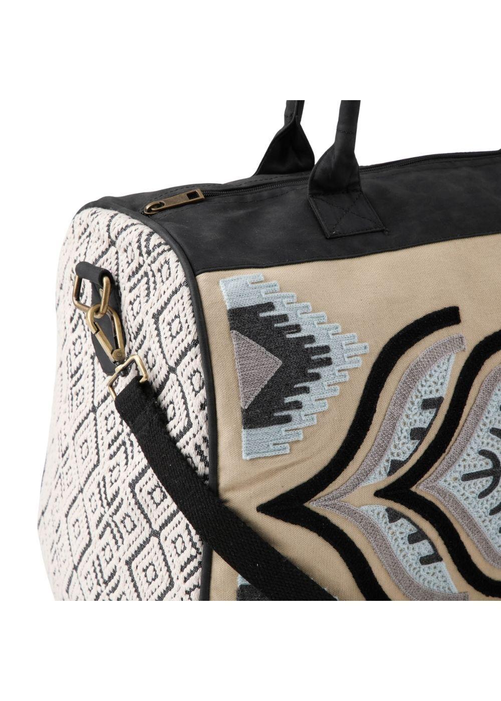 Bolso Agata Bordado beige Viaje Humana-2