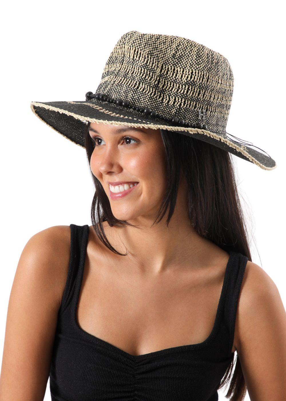 Sombrero Mostacillas Blanco Humana-2