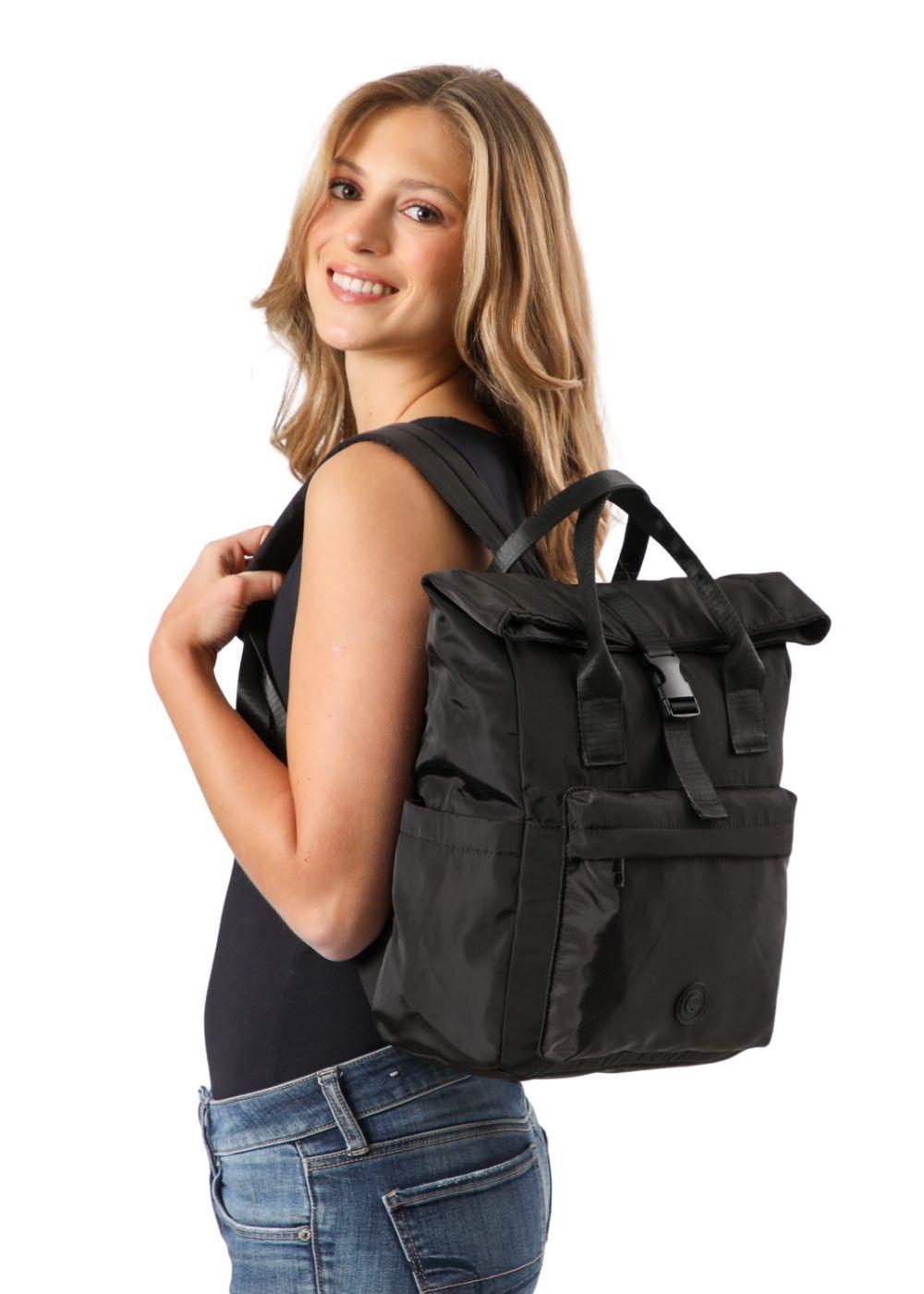Mochila Saturn Black Negra i-D-3