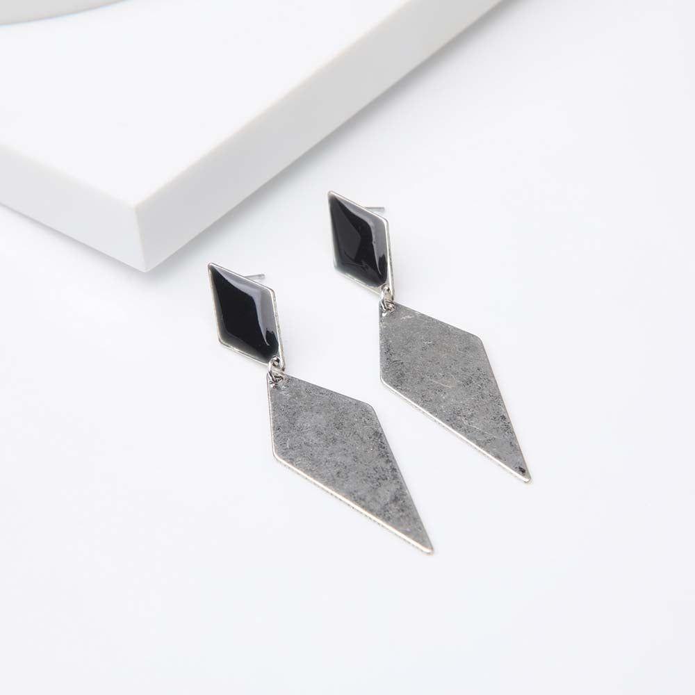 Aros Largo Ciprés Plateado Humana-0