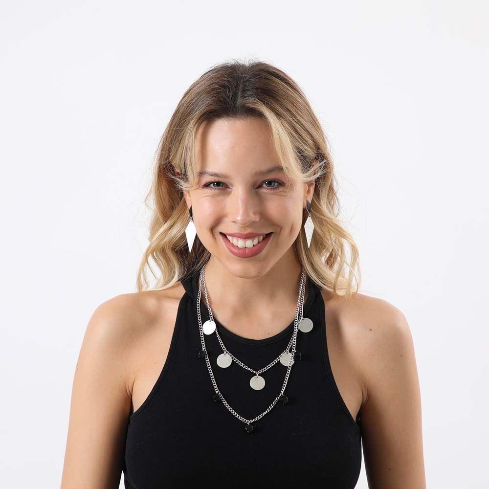 Aros Largo Ciprés Plateado Humana-1