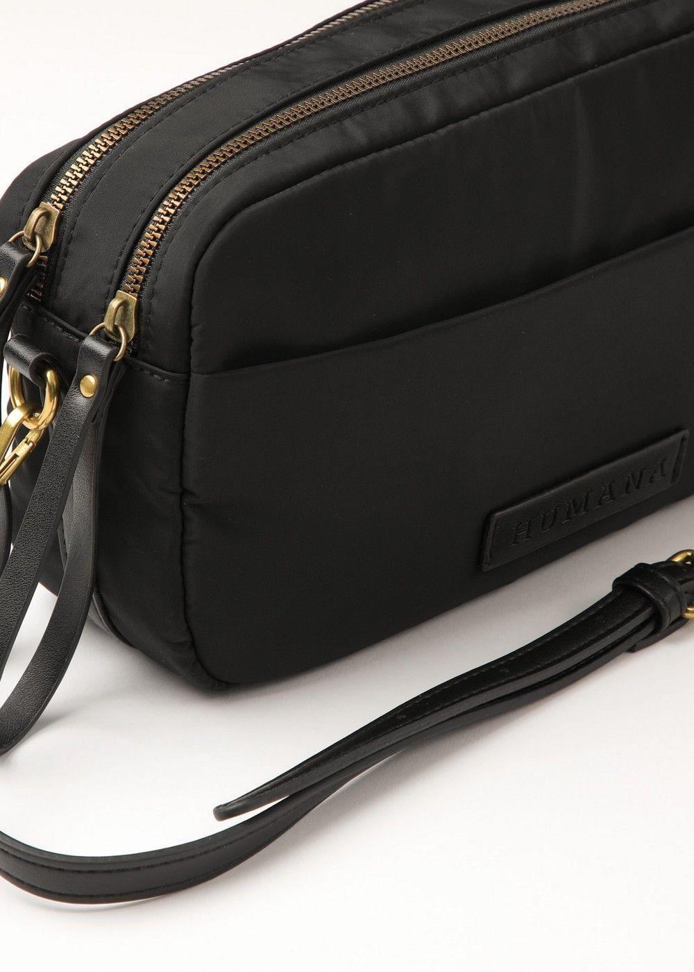 Cartera Cruzada Alice Negro Humana-3