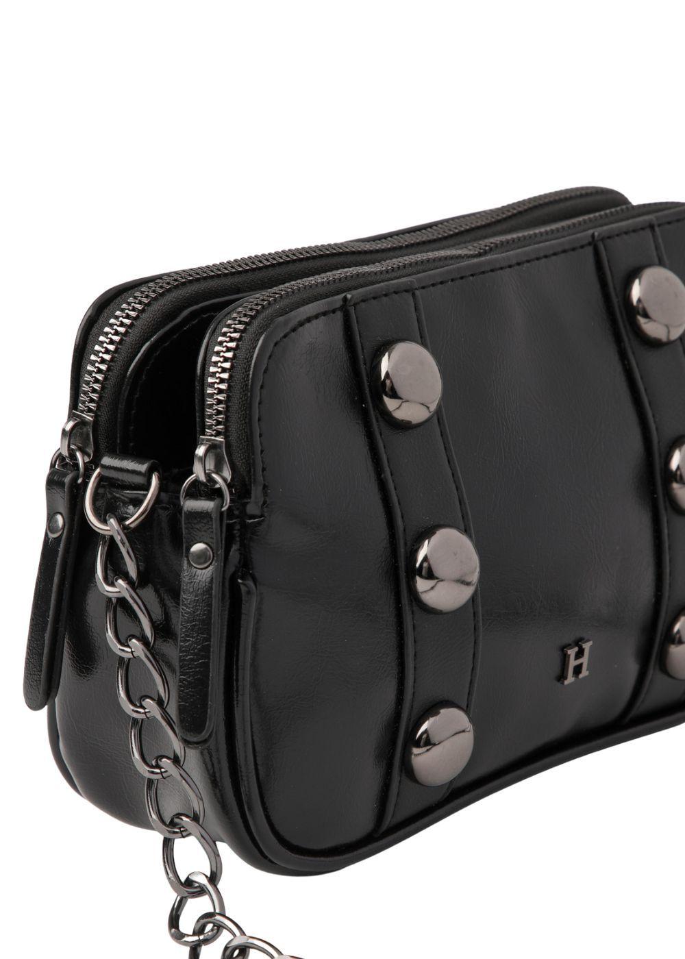 Cartera Bandolera Elsa Ecocuero con tachas Humana-3