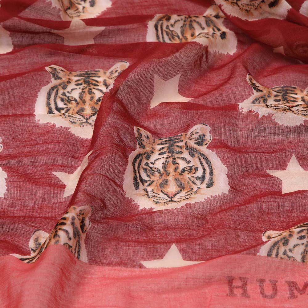 Pañuelo Estampado Cinca Rojo Humana-1