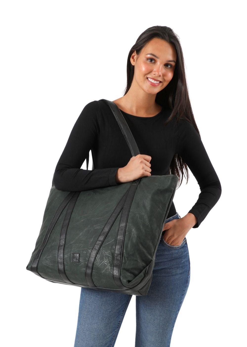 Cartera Hombro Arya Verde Humana-4