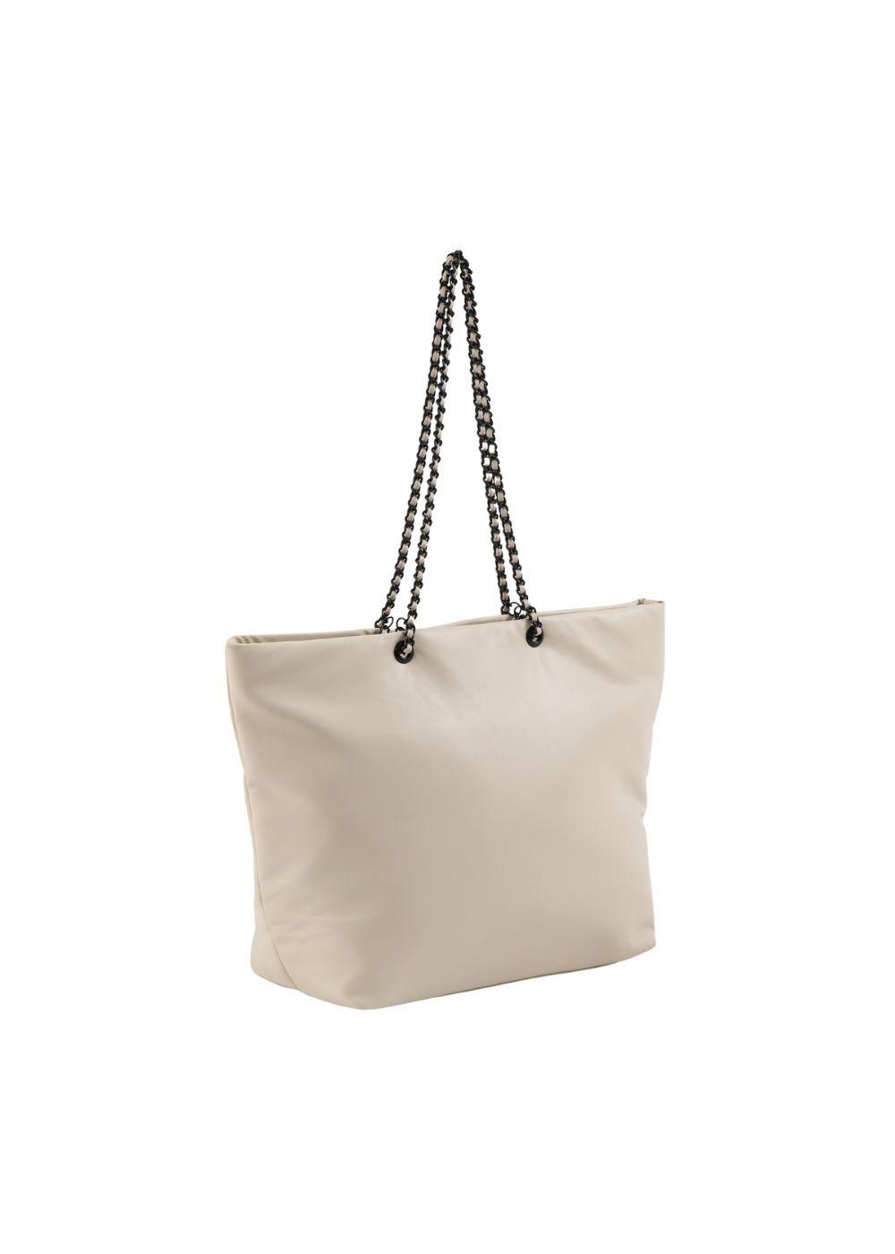 Cartera Tote Catia Beige Humana-1
