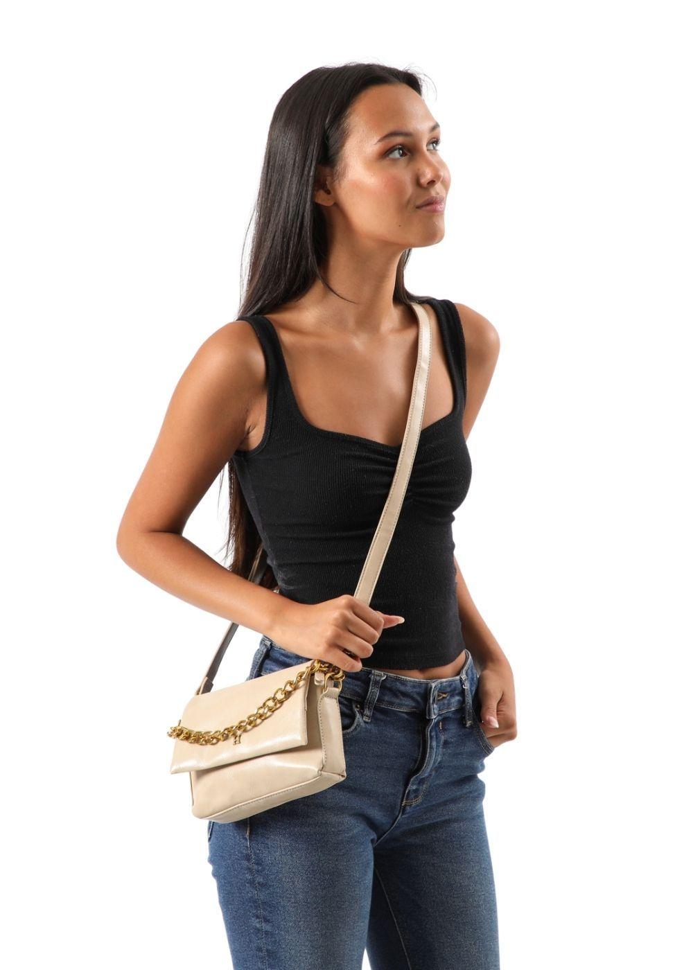 Cartera Cruzada Cádiz Beige Humana-4