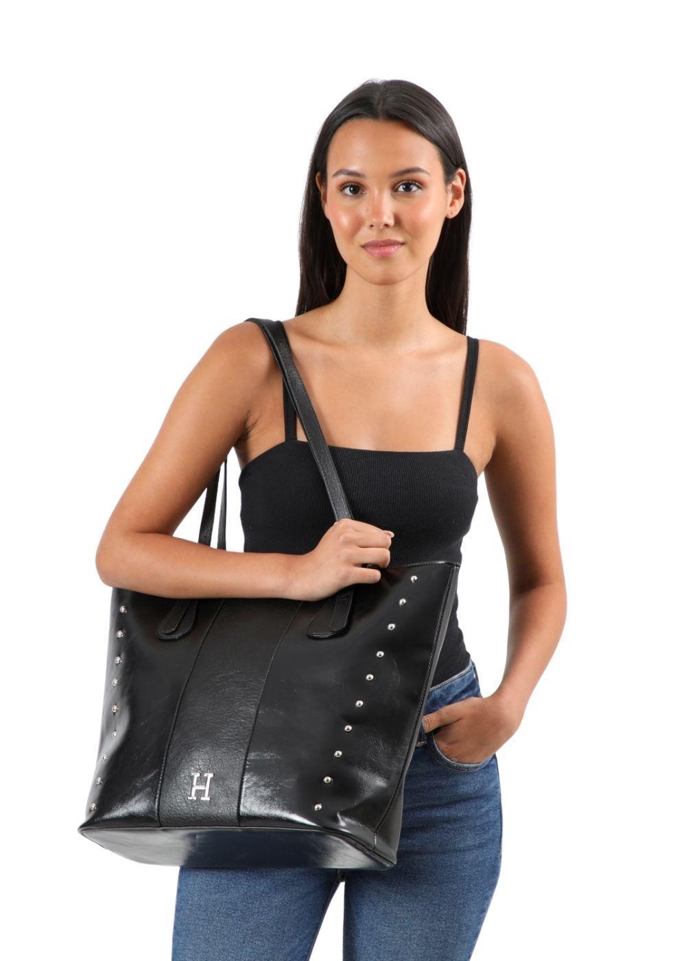 Cartera Hombro Bonnie Negro Humana-4