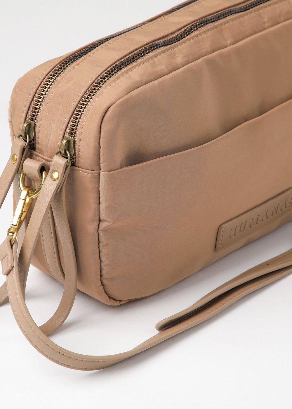 Cartera Cruzada Alice Beige Humana-3