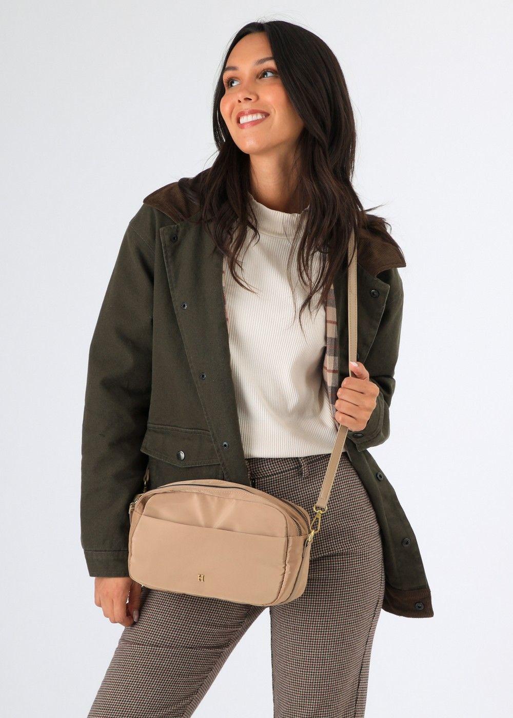 Cartera Cruzada Alice Beige Humana-4