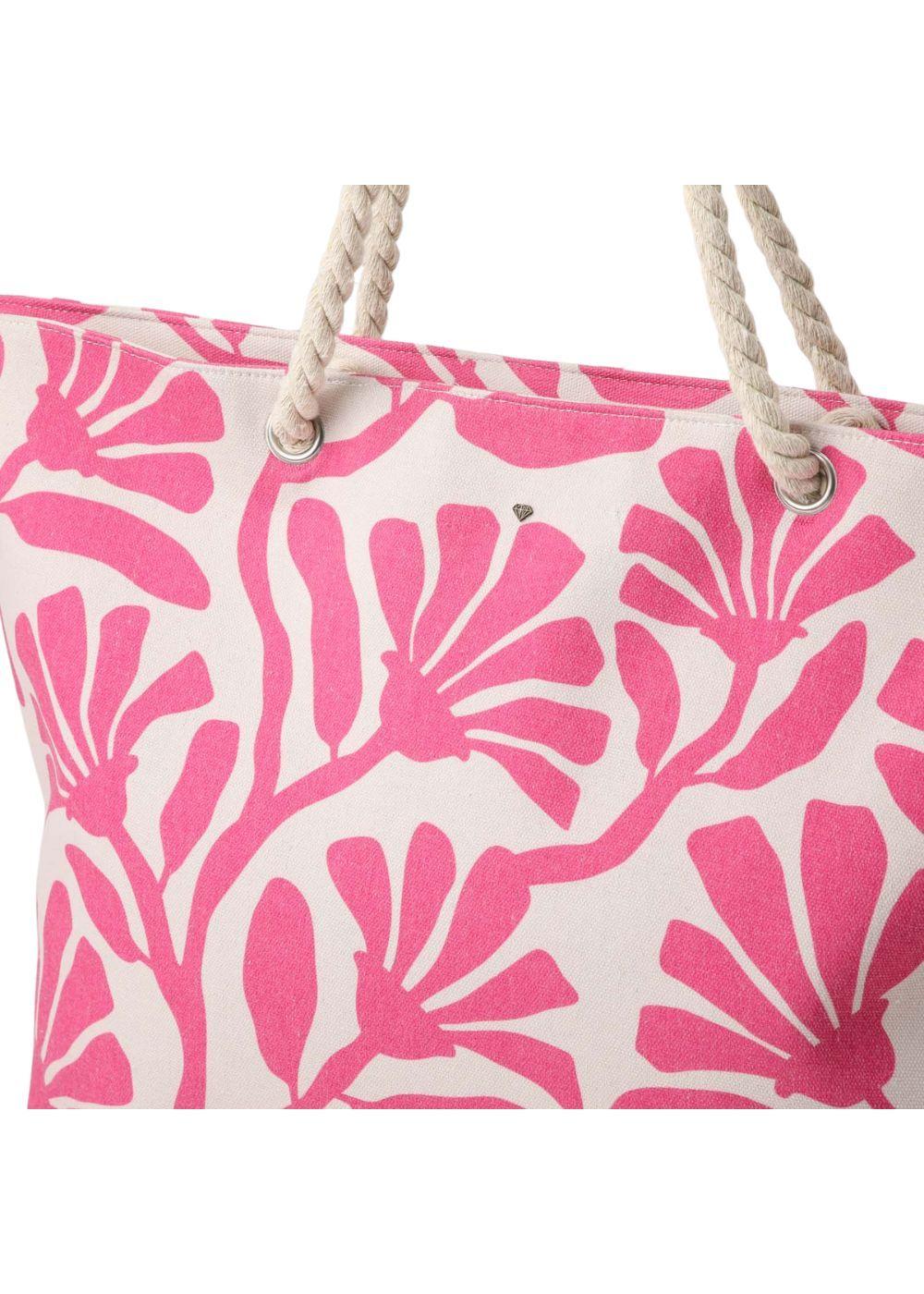 Bolso De Playa Norwich Rosado i-D-2