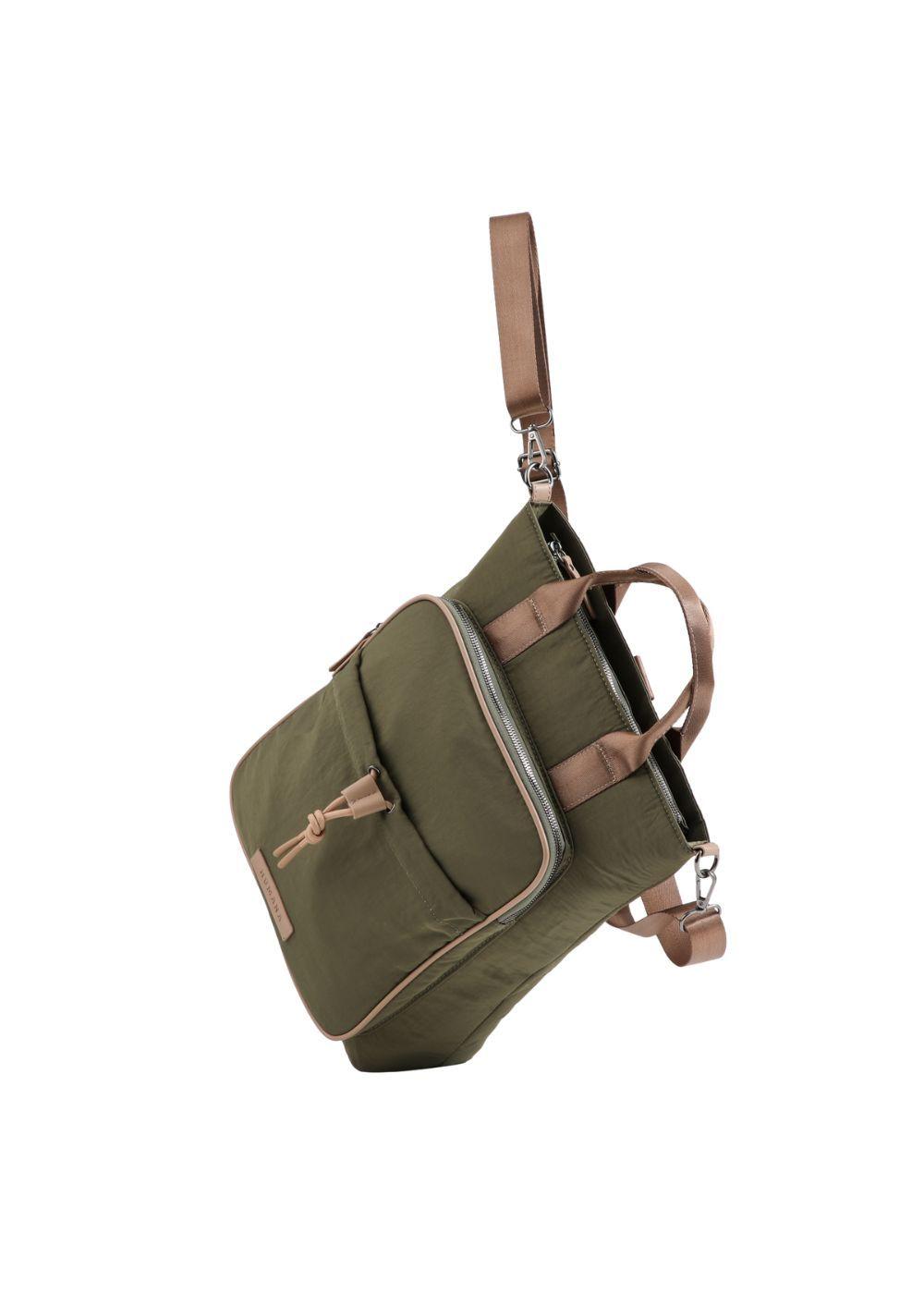 Mochila Computador Belén Nylon Verde Humana-1