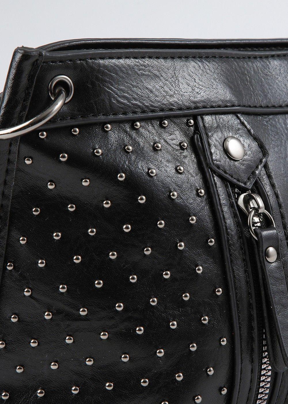 Cartera Cruzada Ceci Black Humana-2