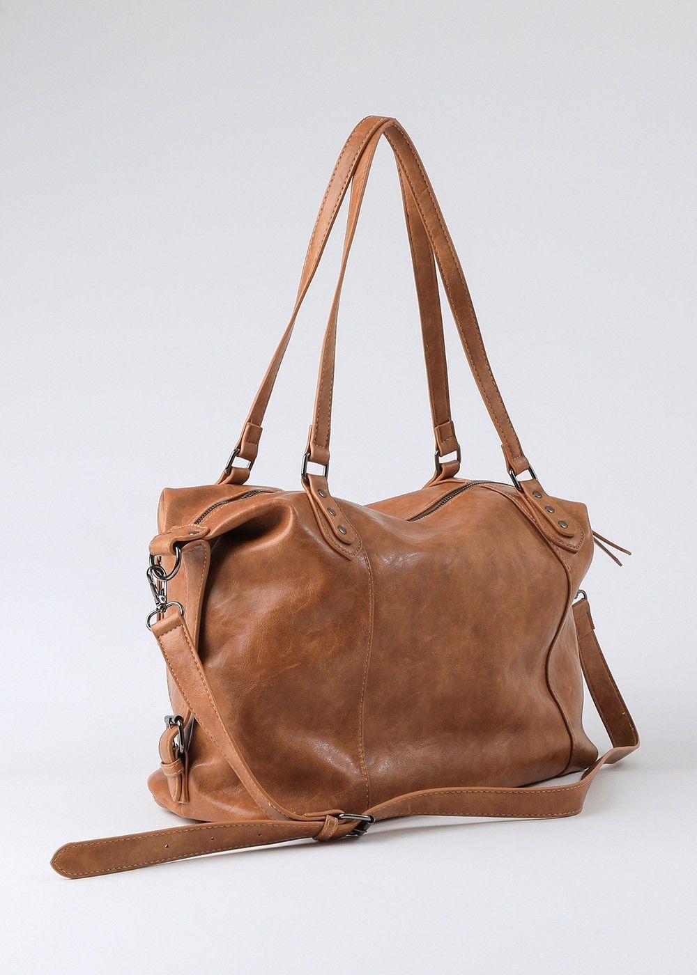 Cartera Hombro Vittoria Camel Humana-2