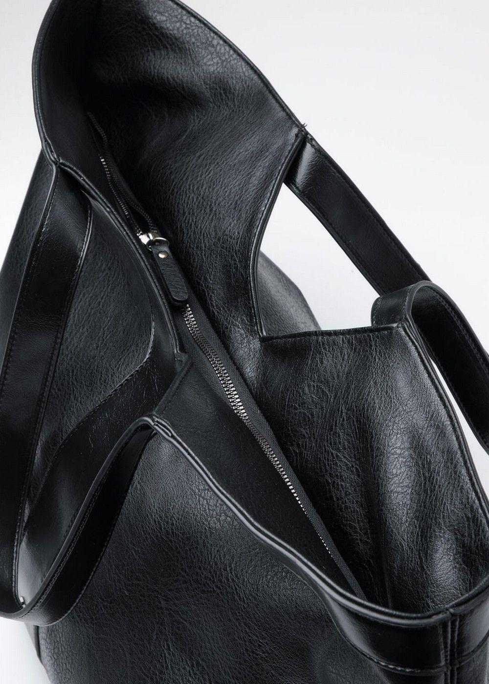 Cartera Tote April Negro Humana-3