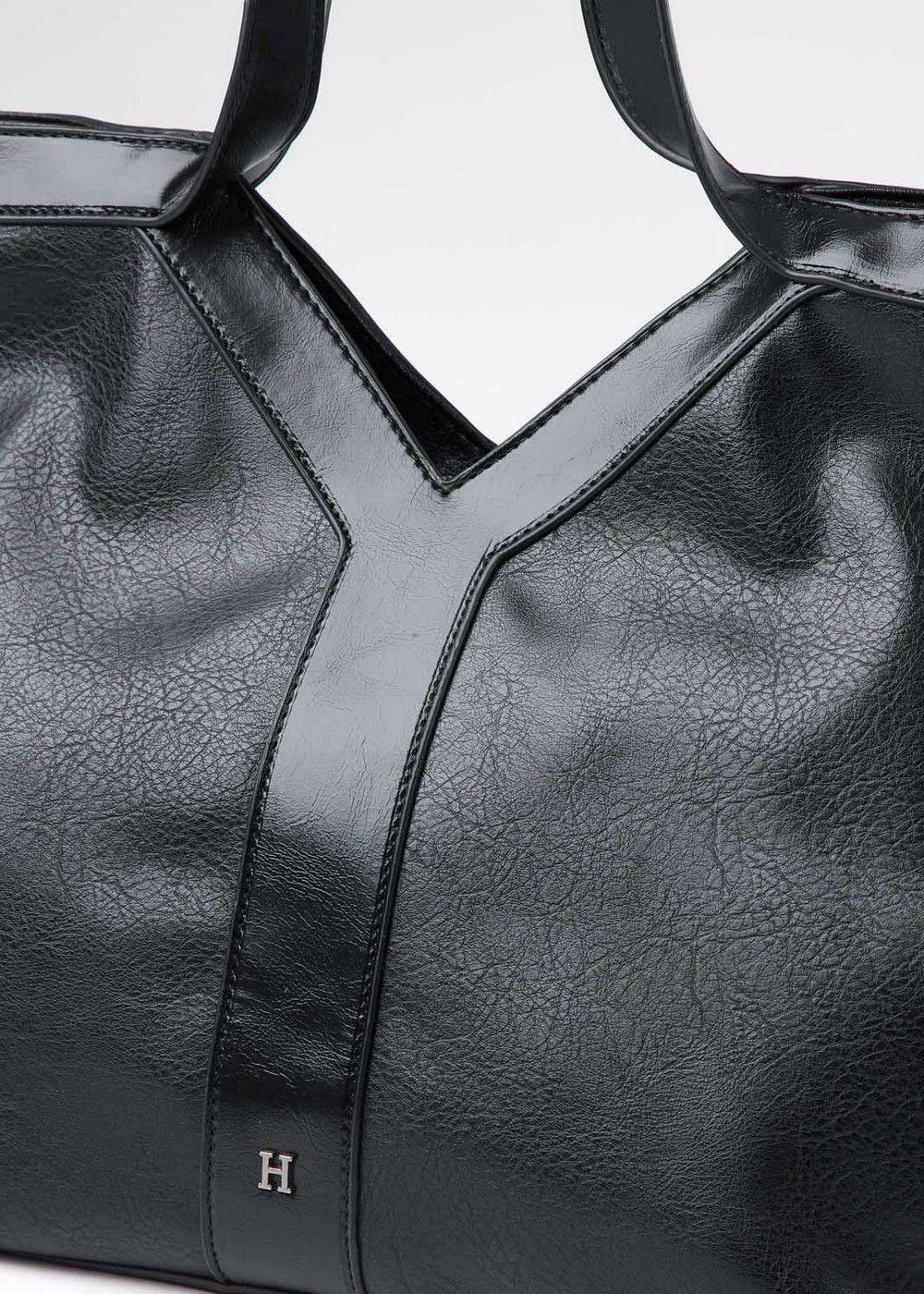 Cartera Tote April Negro Humana-3