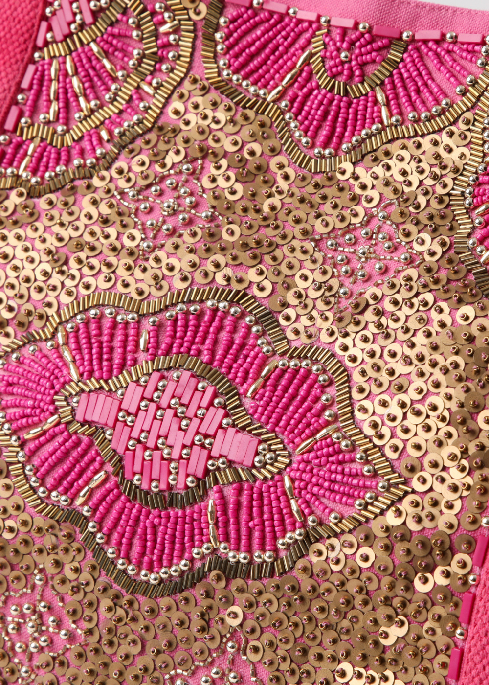 Cartera Tote Adela Rosado Humana-2