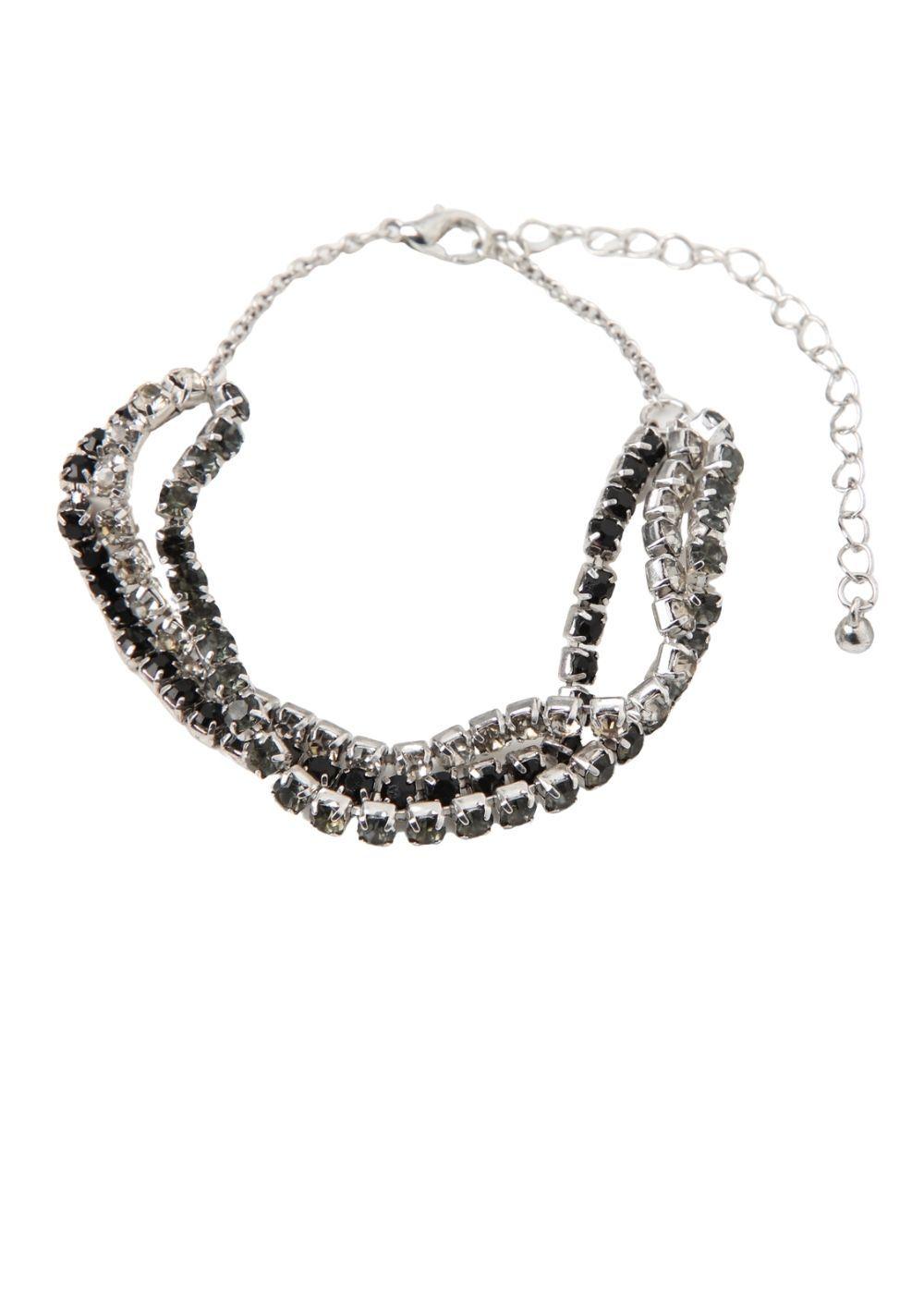 Pulsera Blanda Alicia Plateado Rock In Humana-0