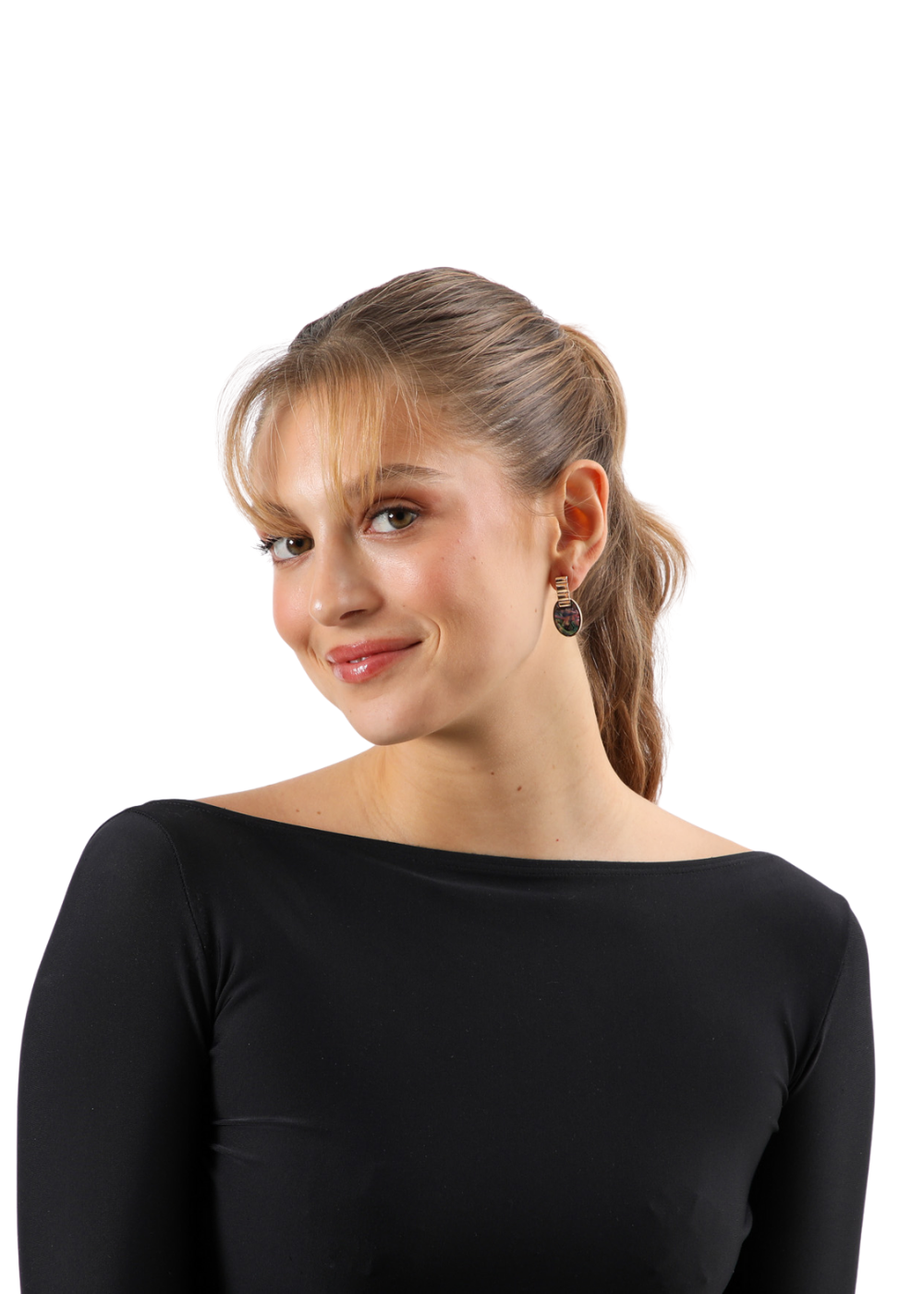 Aros Mediano Cora Dorado Humana-1