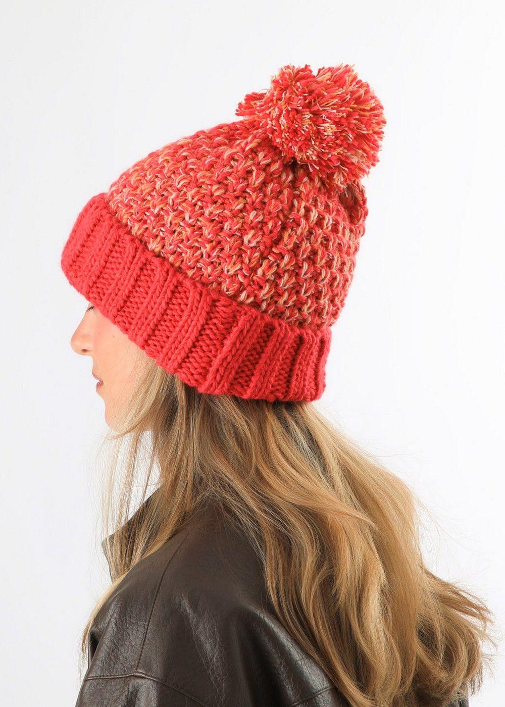 Set Guante Y Gorro Luna Orange Humana-2