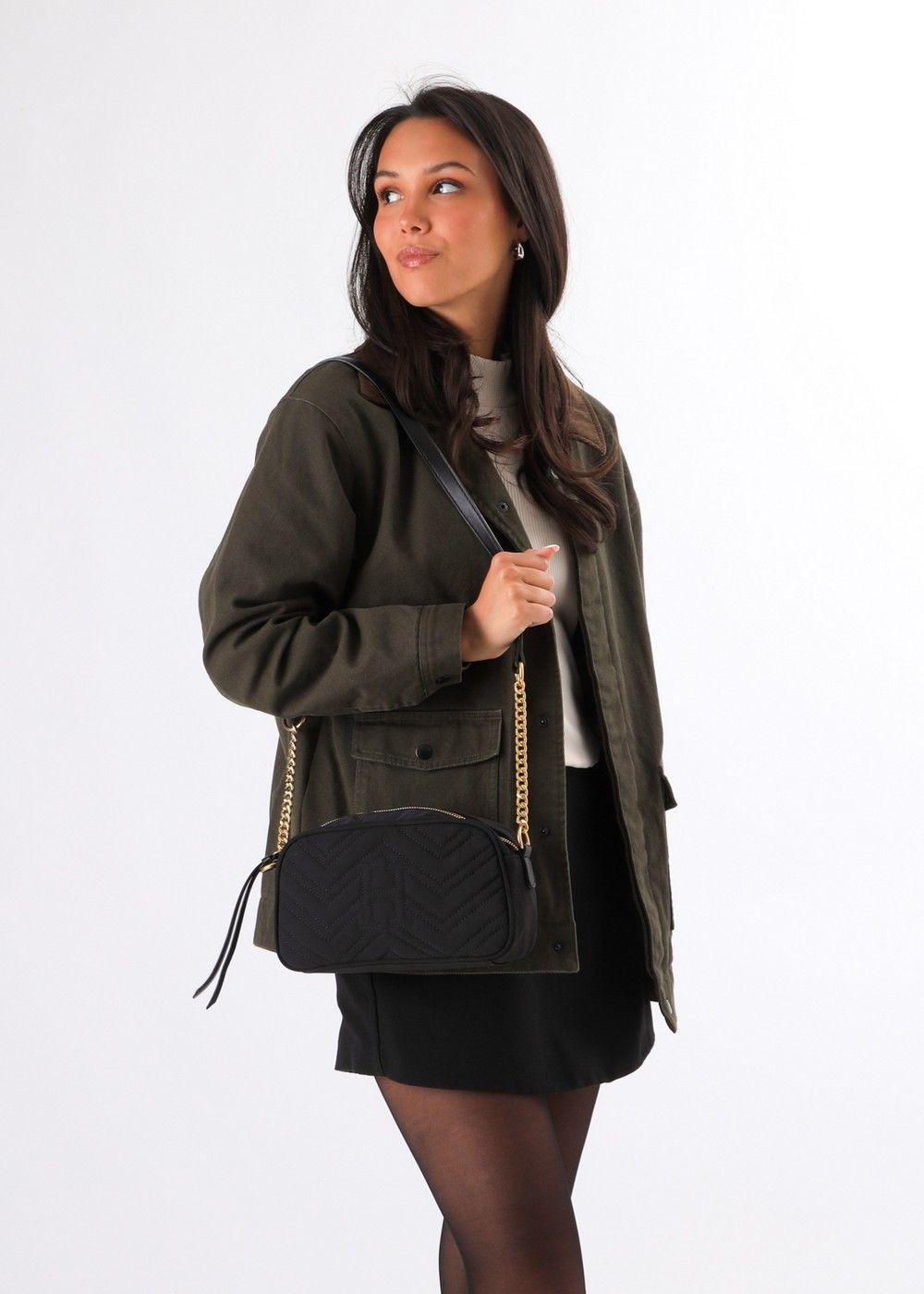 Cartera Cruzada Alba Negro Humana-0