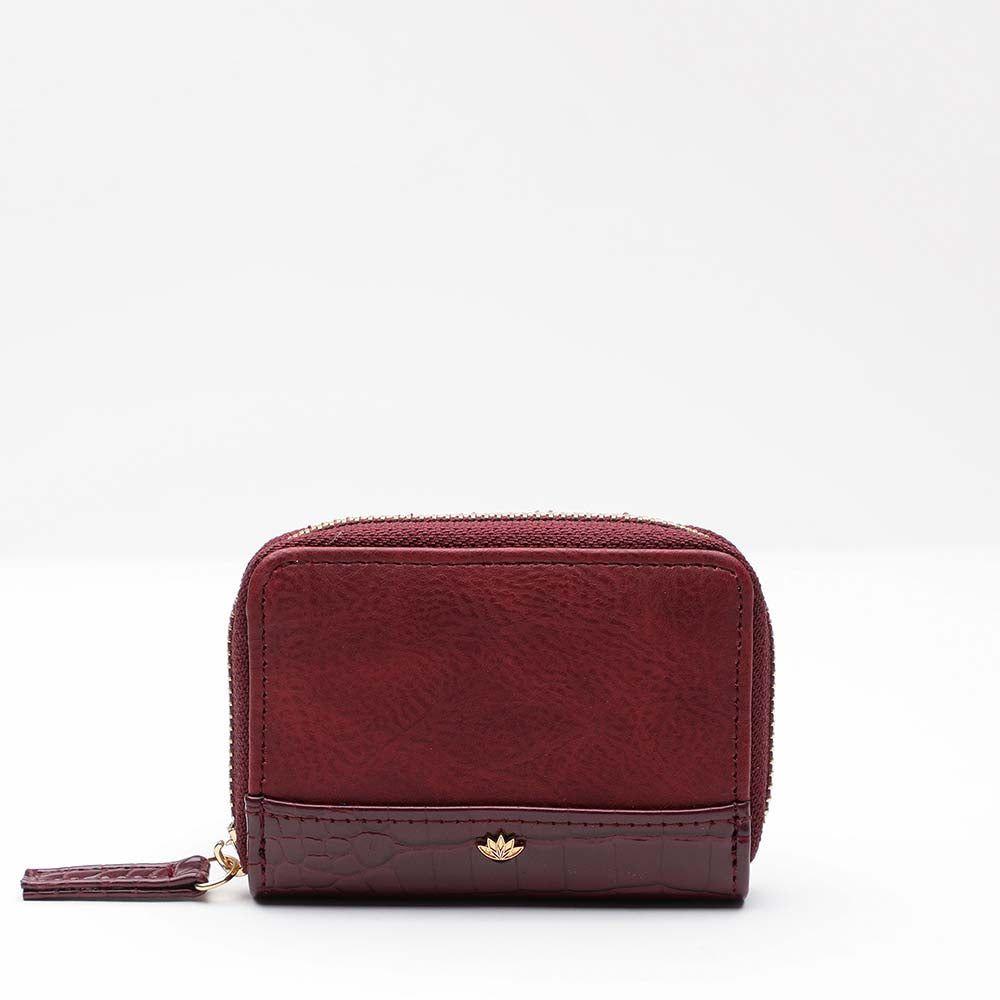 Billetera Chica Burdeo Carmine i-D-0